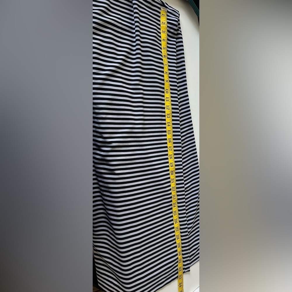 7TH AVE STRIPED WIDE LEG PANTS. GREY/BLACK 20. WRINKLE RESISTANT, POLISHED LOOK - Picture 3 of 11